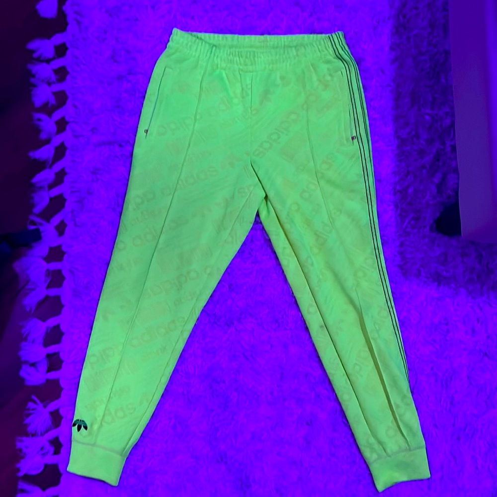 Adidas x Wang - Neon Yellow Medium Sweats